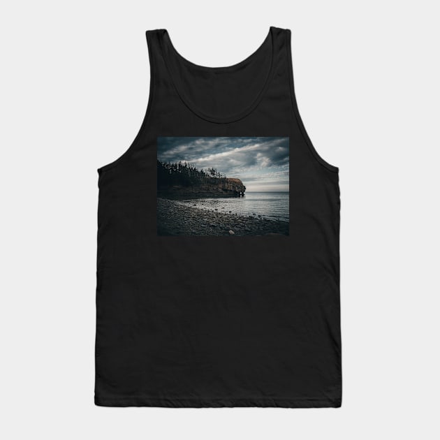 Pokeshaw Rock New-Brunswick, Canada V3 Tank Top by Family journey with God